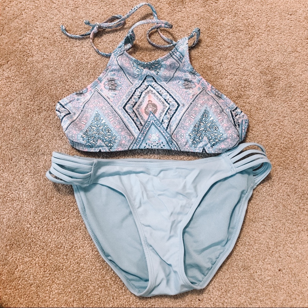 target xhilaration high neck bikini